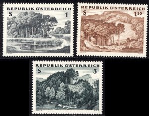 Austria 1962  Scott #685-7 MNH