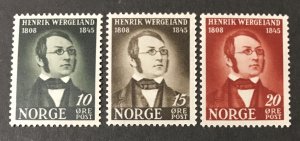 Norway 1945  #269-71, MNH, CV $2
