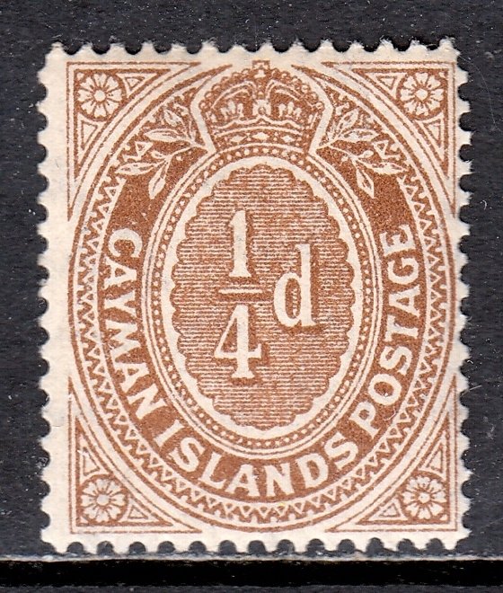 Cayman Islands - Scott #31 - MH - Minor cnr. crease UR, pencil/rev. - SCV $6.00