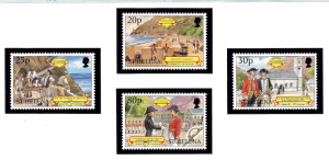 St Helena 736-39 MNH 1999 Discovey of St Helena Anniv