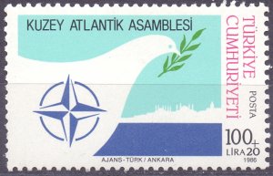 Turkey. 1986. 2764. Nato dove of peace policy. MNH.