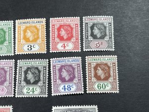 LEEWARD ISLANDS # 133-147-MINT NEVER/HINGED---COMPLETE SET---1954