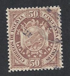 BOLIVIA SC# 45 VF/U 1894