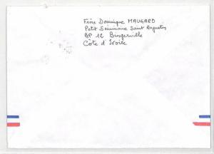 CA282 1985 Ivory Coast *BINGERVILLE* Airmail Cover MISSIONARY VEHICLES CROPS