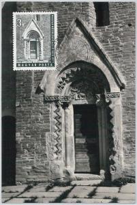 63580   -   HUNGARY - POSTAL HISTORY:  MAXIMUM CARD  1972 - ARCHITECTURE