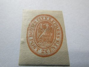US Local Stamps, Scott #20L13, 2c 1856, MH Dist. OG, BOYD'S CITY EXPRESS...