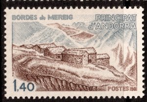 Andorra (French) #285  MNH - Mountain Village (1981)