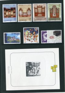 Luxembourg 2009 Official Stamp Set From the Year Book All MNH 