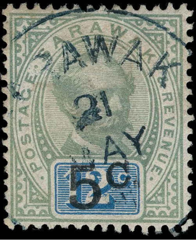 Sarawak Scott 24 Gibbons 26 Used Stamp