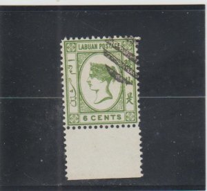 Labuan  Scott#  34  Used  (1892 Queen Victoria)