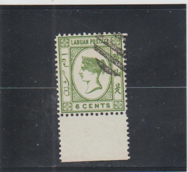 Labuan  Scott#  34  Used  (1892 Queen Victoria)