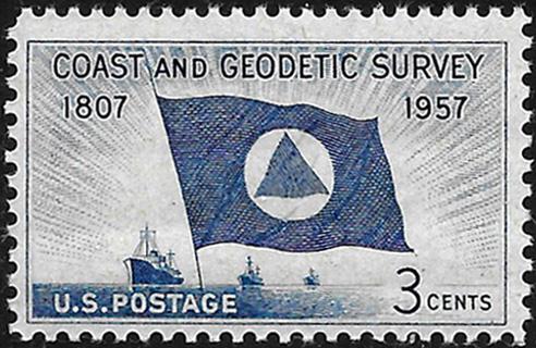 Scott 1088   3¢ Coast & Geodetic Survey MNH single