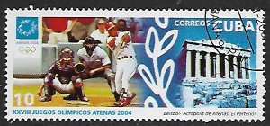 Cuba # 4363 - Olympics - Baseball - unused / CTO....{R14}