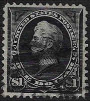 U.S. #276A Used; $1 William Perry - Type II (1895)