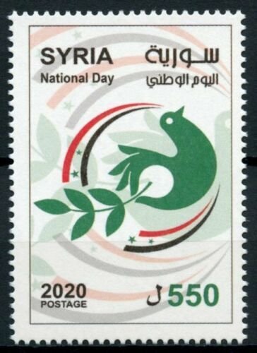 Syria Stamps 2020 MNH National Day Doves 1v Set 