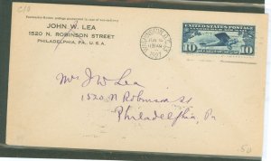 United States #C10   (Fdc) (Maps)