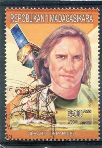Malagasy 1999 GERARD DEPARDIEU French Actor SHIP 1 value Perforated Fine Used