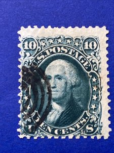 US Stamps- SC# 68 - Used - Very Fresh  - SCV =   $55