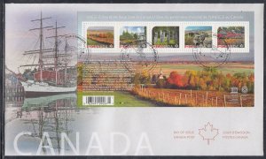 Canada Scott 2889 FDC - UNESCO Sites