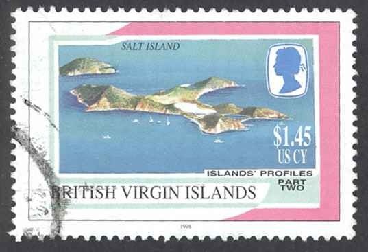 Virgin Islands Sc# 895 Used (a) 1998 $1.45 Island Scenes