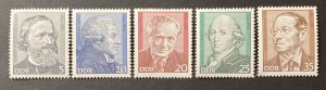 Germany DDR 1974 #1541-5, Wholesale Lot of 5, MNH, CV $7.55