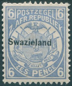 Swaziland 1889 6d blue SG6 unused