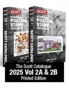 New 2025 Scott Standard Postage Stamp Catalogue US & Worldwide (C-F) Volume 2