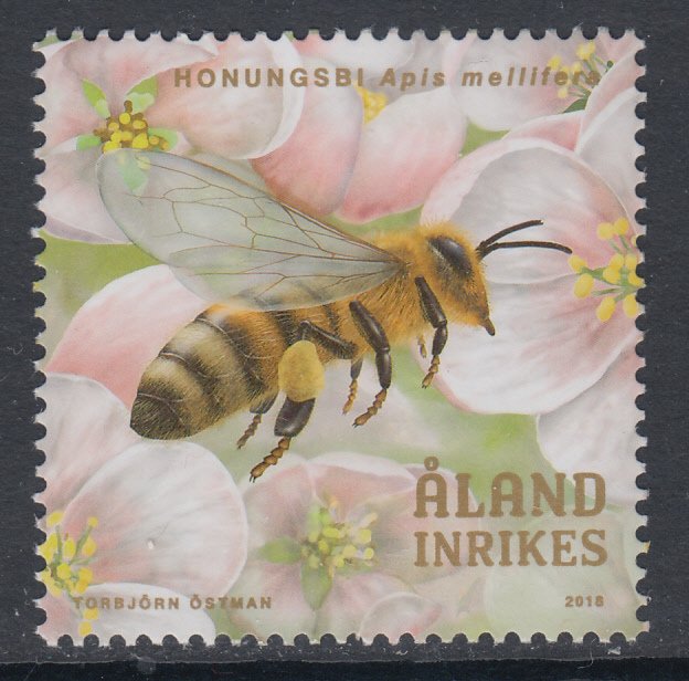 Aland 408 Bee MNH VF