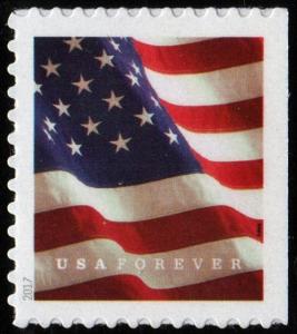 SC#5160a (49¢) U.S. Flag Booklet Single (2017) SA