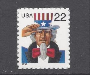 #3259 22c   Uncle Sam !  1998 MNH