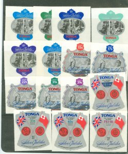 Tonga #392-396/417/C209-213 Mint (NH) Single (Complete Set) (Jubilee) (Queen)