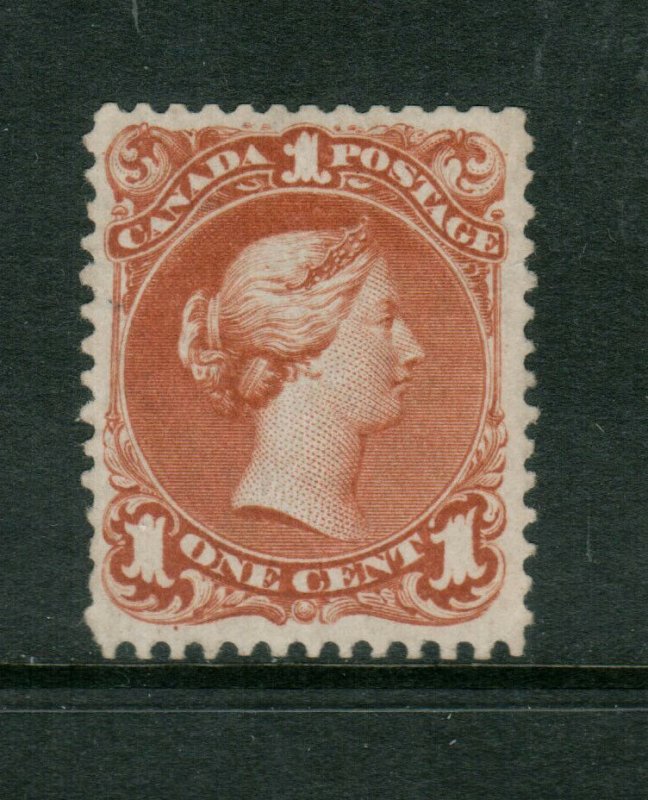 Canada #22ii Very Fine Mint On Bothwell Paper Very Light Vertical Diagonal Creas