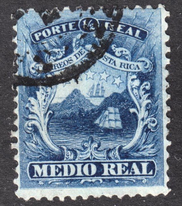 Costa Rica Scott 1 Fine used.