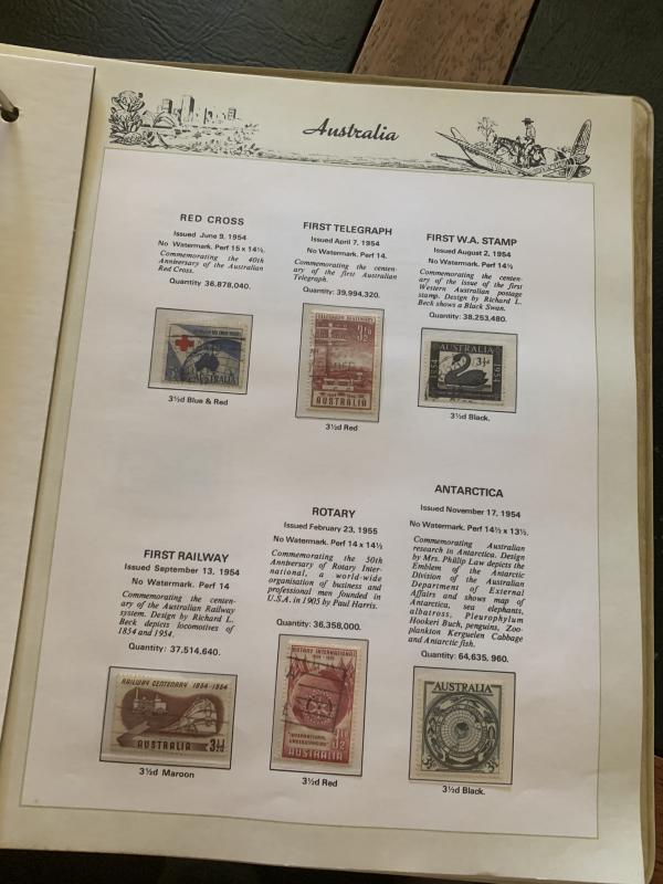 Australia Collection from 1927 to 1978 Used Cat. Value $575