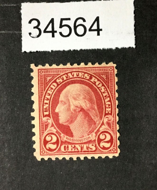 MOMEN: US STAMPS #579 MINT OG H LOT #34564