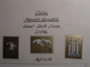 ​CHINA-1966- SC#2033=6, 2040-1 ON ALBUM PAGE MNH- MOUNTED -VERY FINE