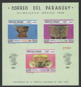 Paraguay 1066-1068a MNH  21SC:$30.00