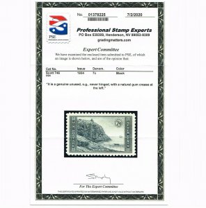 EXCELLENT GENUINE SCOTT #746 VF-XF MINT OG NH PSE CERT 1934 NATIONAL PARKS ISSUE