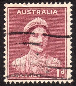 1941, Australia 1p Used, Sc 181