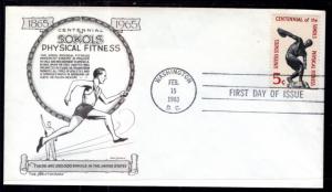 US 1262 Sokols Aristocrats U/A FDC