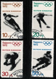 GERMANY 1971 OLYMPIC GAMES PROMOTION USED (FORM MS) (VFU) P.14 SG1589-92 SUPERB