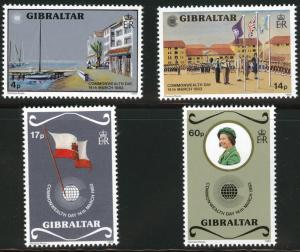 Gibraltar Scott 443-6 MNH**  1983 set