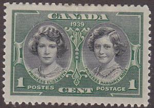 Canada 246 Royal Visit Tour Issue 1¢ 1939