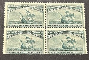 US Scott #232 F/VF Mint NH CV $415/ Price $195 ** FREE Shipping!!