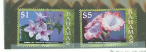 Bahamas #1192b/1194b Mint (NH) Multiple (Flora) (Flowers)