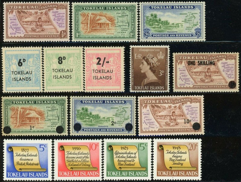 TOKELAU Islands Postage Stamp Collection Complete Sets Mint NH OG VF