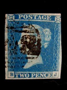 GREAT BRITAIN - SCOTT# 4 - USED - CAT VAL $50.00