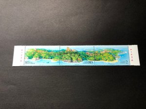 hina stamps 2003-8, Scott 3274 Gulangyu Island 鼓浪屿  Strip of 3 MNH stamps