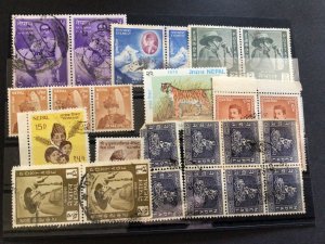 Nepal vintage used Stamps  Ref 63239 