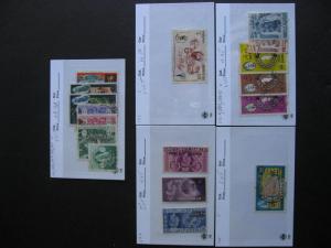 Sales Card/Glassine hoard breakdown BAHRAIN all different,unverified